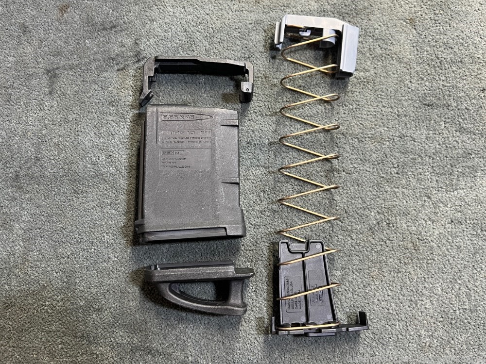 Magpul PMAG 5rd Magazine AR-15 M4 Gen M3 w/ Ranger Plate 5.56 NATO .223 REM-img-0