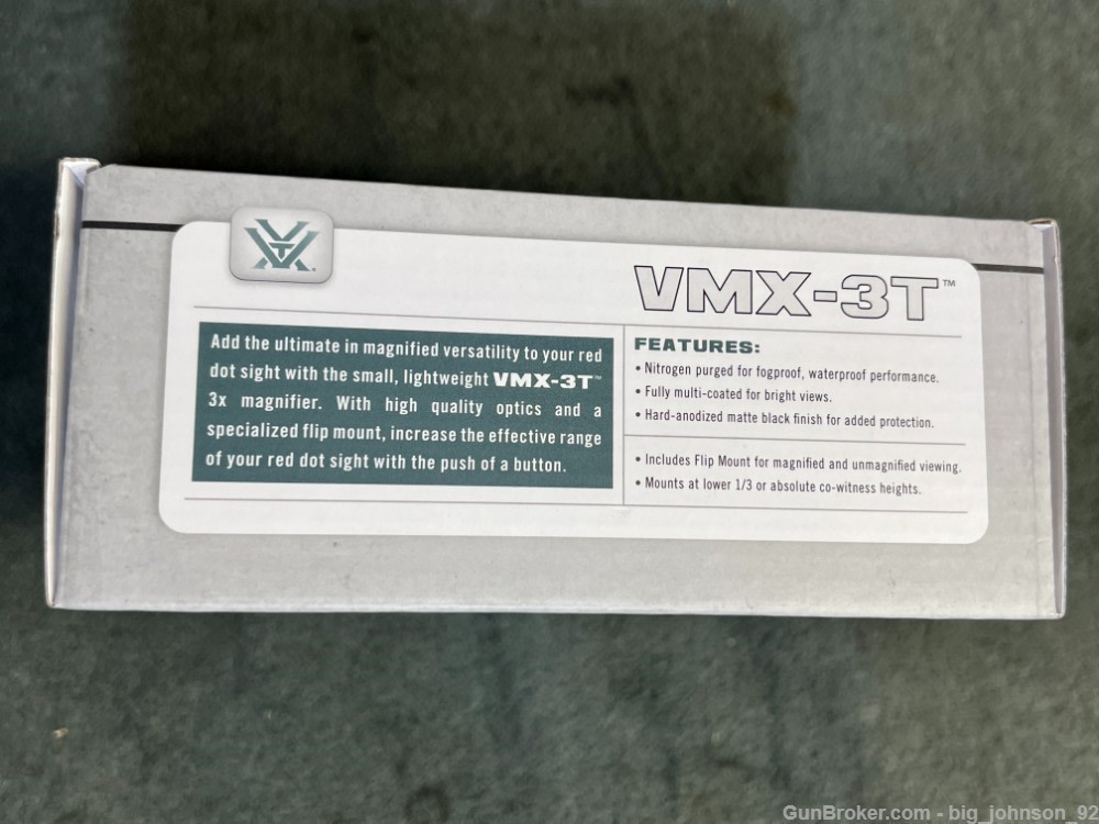 NEW Vortex SPARC Solar Red Dot Sight & VMX-3T Magnifier 3x 1/3 Low Co-Wit-img-9