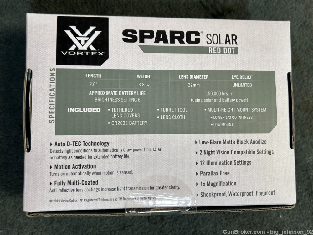 NEW Vortex SPARC Solar Red Dot Sight & VMX-3T Magnifier 3x 1/3 Low Co-Wit-img-3