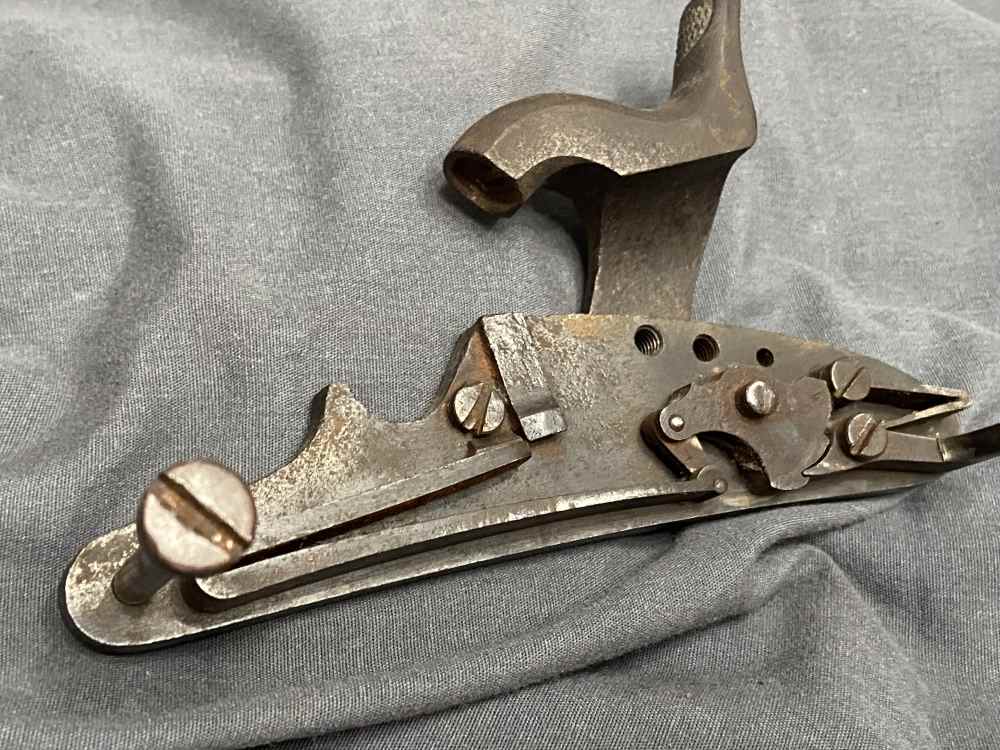 Original Civil War 1864 US Springfield William MUIR Musket Lockplate-img-6