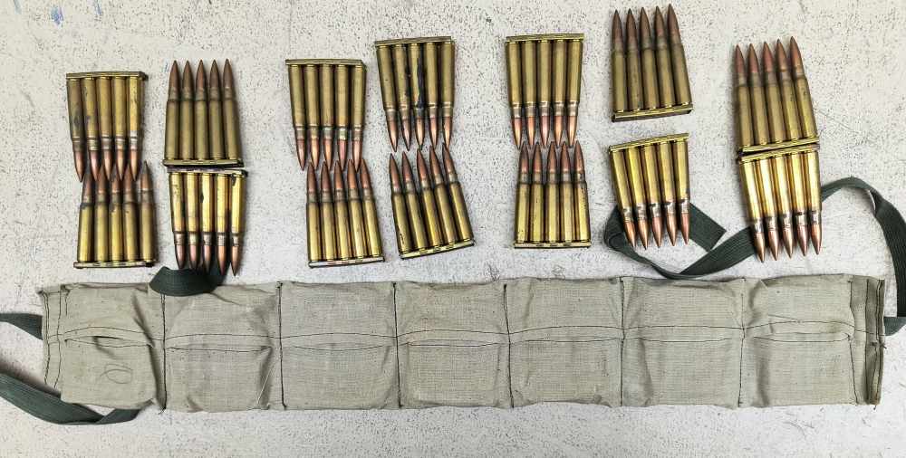 Turkey 8mm Surplus Bandolier Qty: 70 rounds -img-0