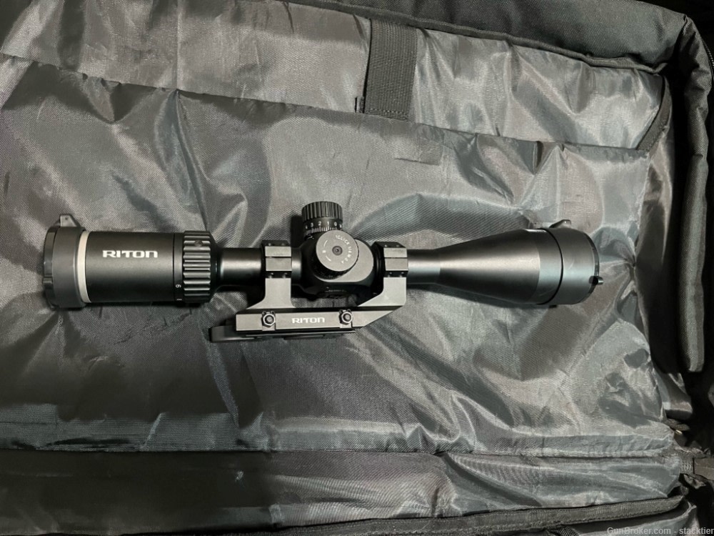 Riton Optics CONQUER Rifle Scope 6-24X50mm FFP & QD Mount Bundle-img-2