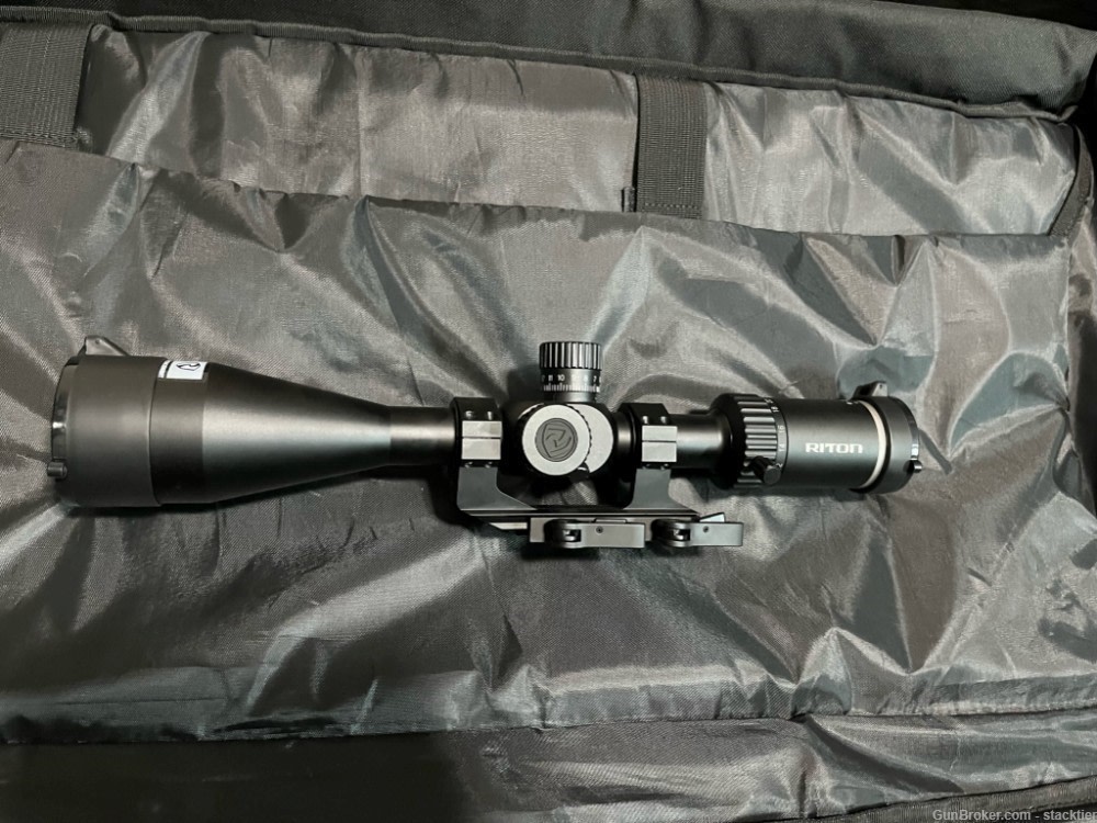 Riton Optics CONQUER Rifle Scope 6-24X50mm FFP & QD Mount Bundle-img-1