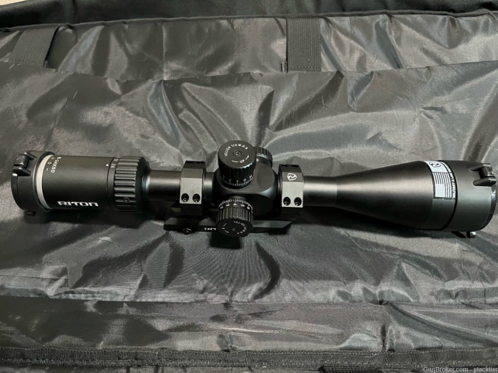 Riton Optics CONQUER Rifle Scope 6-24X50mm FFP & QD Mount Bundle-img-0
