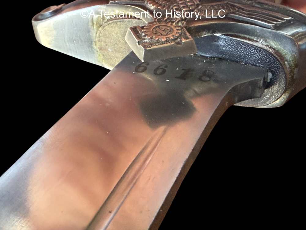 WWII GERMAN- TENO ENLISTED MANS HEWER DAGGER- ORIGINAL VERY GOOD WW2 -img-4