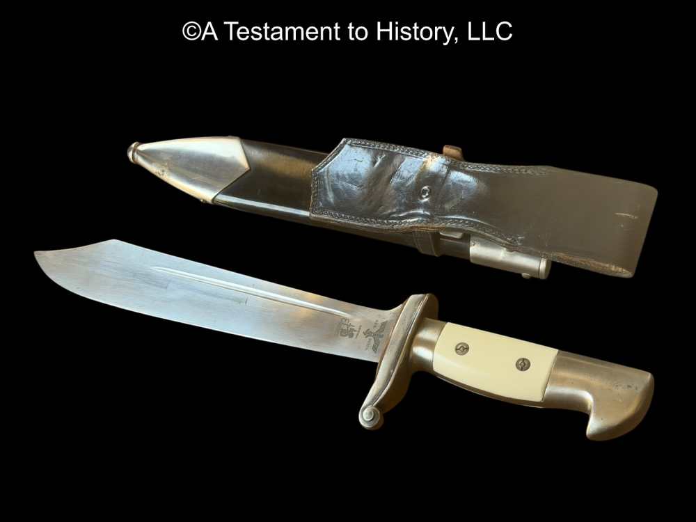 WWII GERMAN- TENO ENLISTED MANS HEWER DAGGER- ORIGINAL VERY GOOD WW2 -img-12