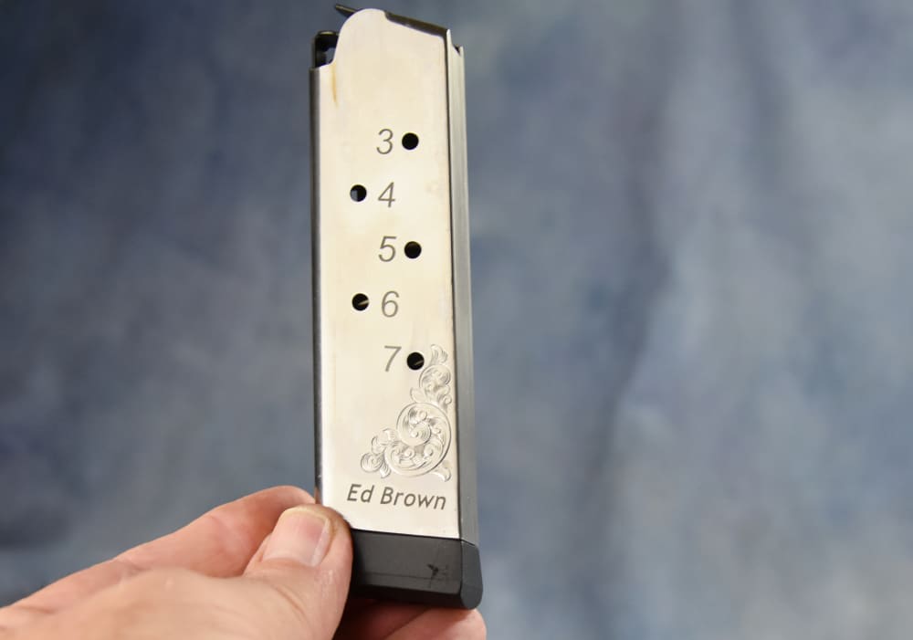 Ed Brown RARER BLUED Signature Edition FactoENGRAVED 1911 .45 5" Government-img-35