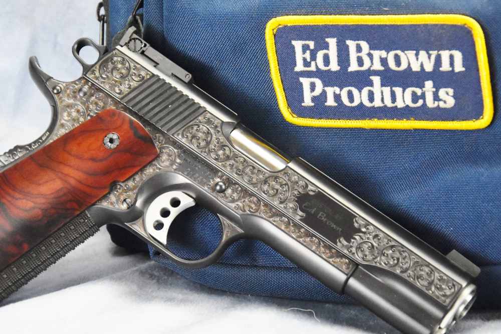 Ed Brown RARER BLUED Signature Edition FactoENGRAVED 1911 .45 5" Government-img-8