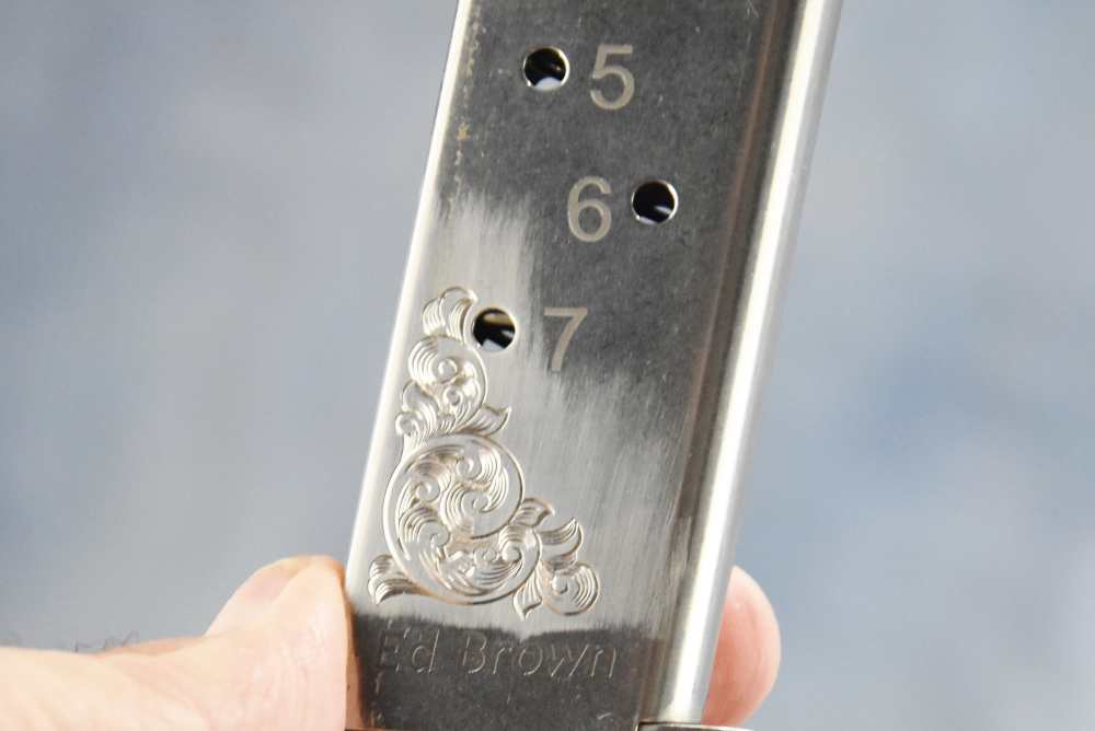 Ed Brown RARER BLUED Signature Edition FactoENGRAVED 1911 .45 5" Government-img-37