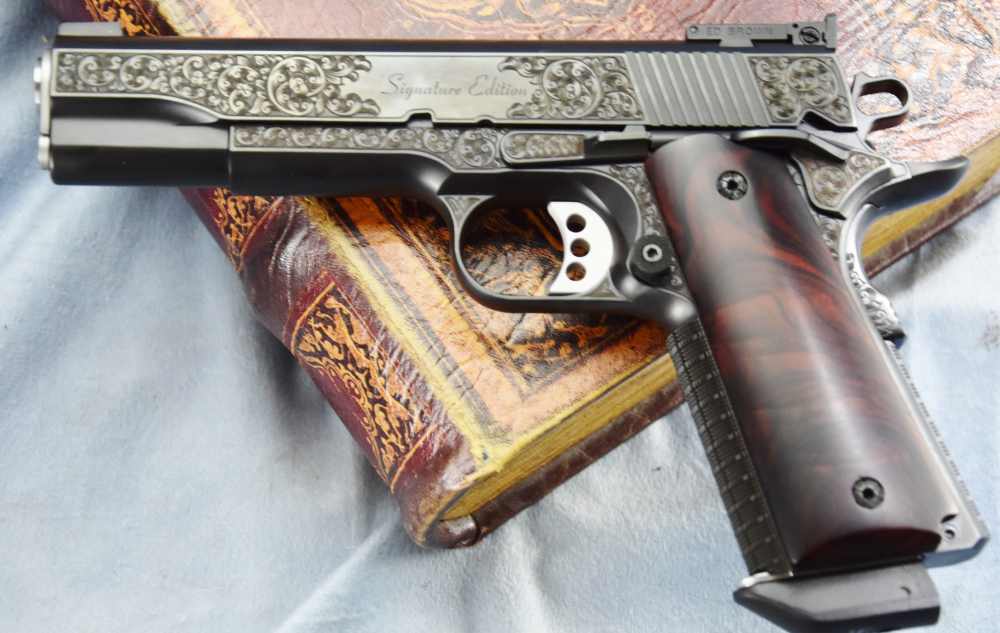 Ed Brown RARER BLUED Signature Edition FactoENGRAVED 1911 .45 5" Government-img-20