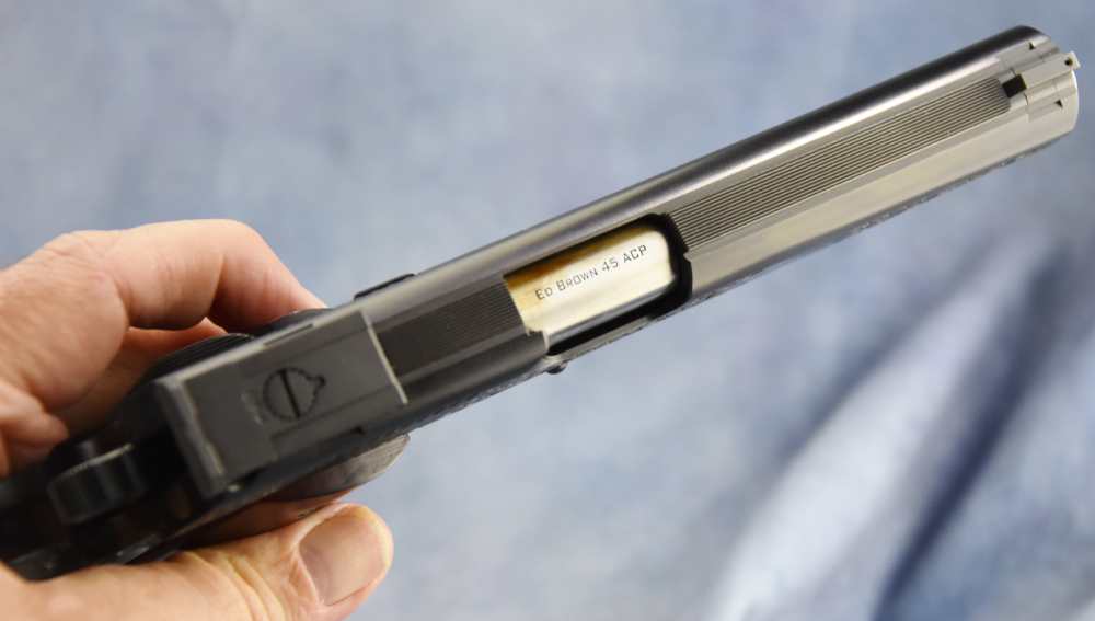 Ed Brown RARER BLUED Signature Edition FactoENGRAVED 1911 .45 5" Government-img-17