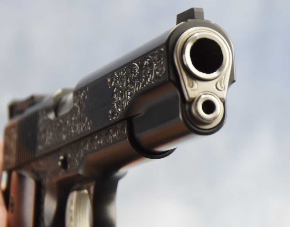 Ed Brown RARER BLUED Signature Edition FactoENGRAVED 1911 .45 5" Government-img-22