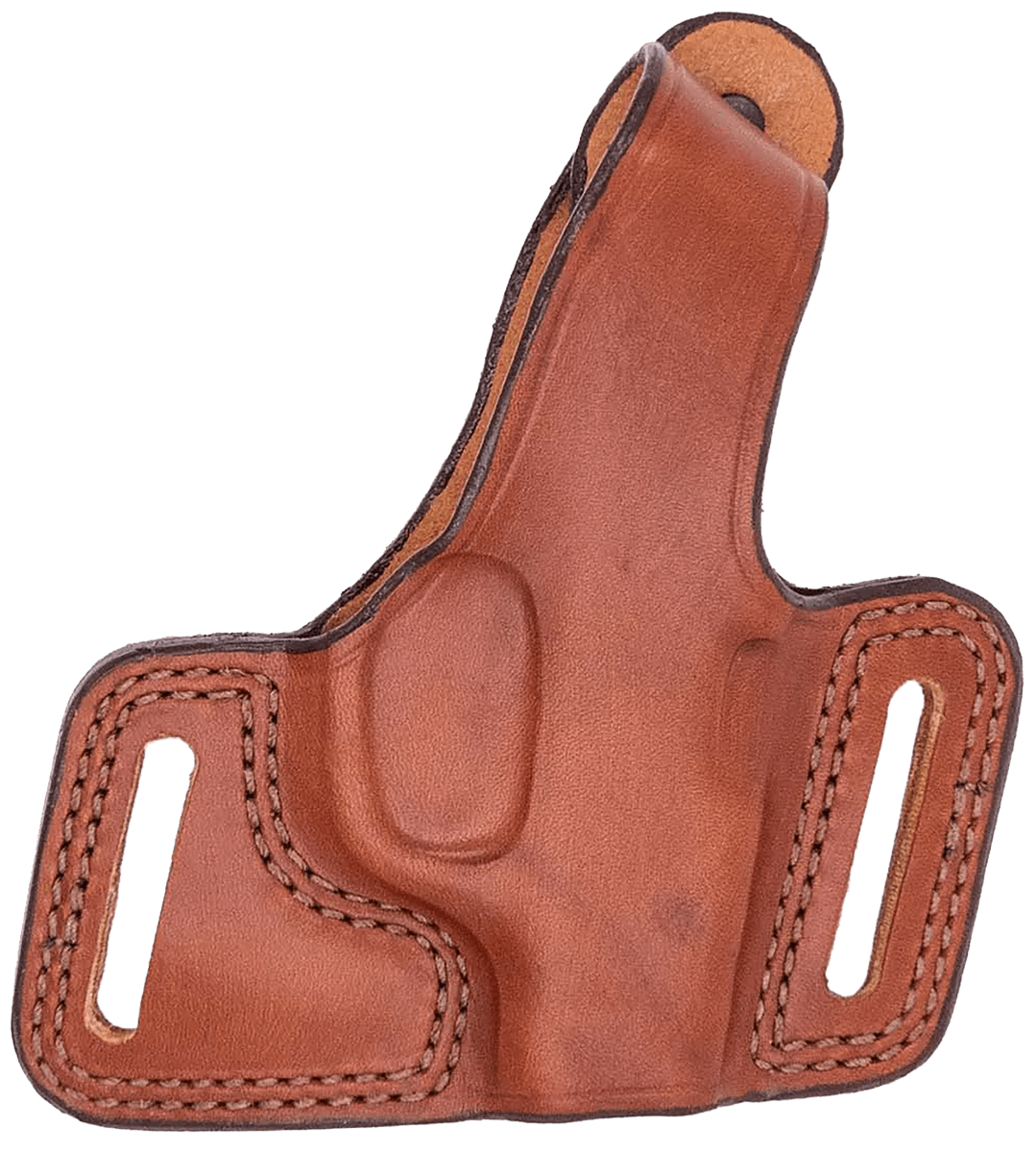 Bianchi International 12839 Black Widow OWB Size 02 Tan Leather Belt Slide-img-0