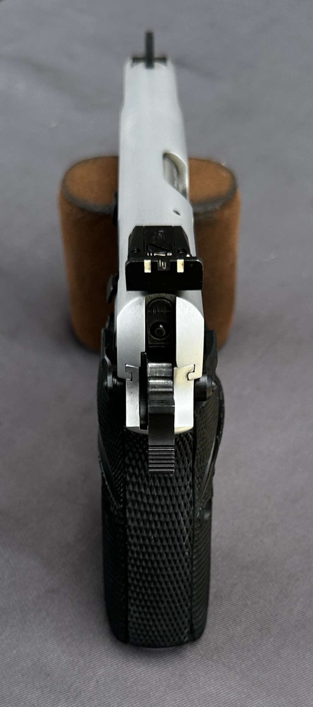Browning Hi Power Silver Chrome Nickel 9mm Pistol, Made in 2001-img-23