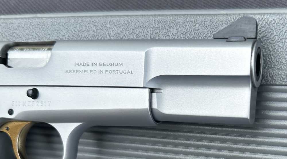 Browning Hi Power Silver Chrome Nickel 9mm Pistol, Made in 2001-img-17