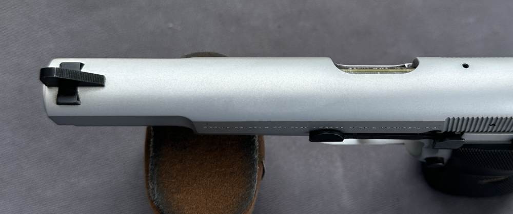 Browning Hi Power Silver Chrome Nickel 9mm Pistol, Made in 2001-img-21