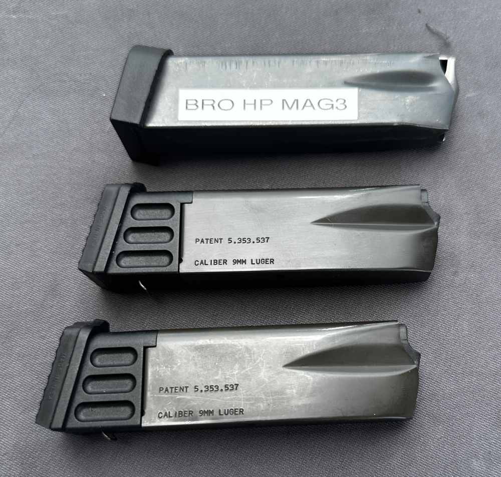 Browning Hi Power Silver Chrome Nickel 9mm Pistol, Made in 2001-img-40