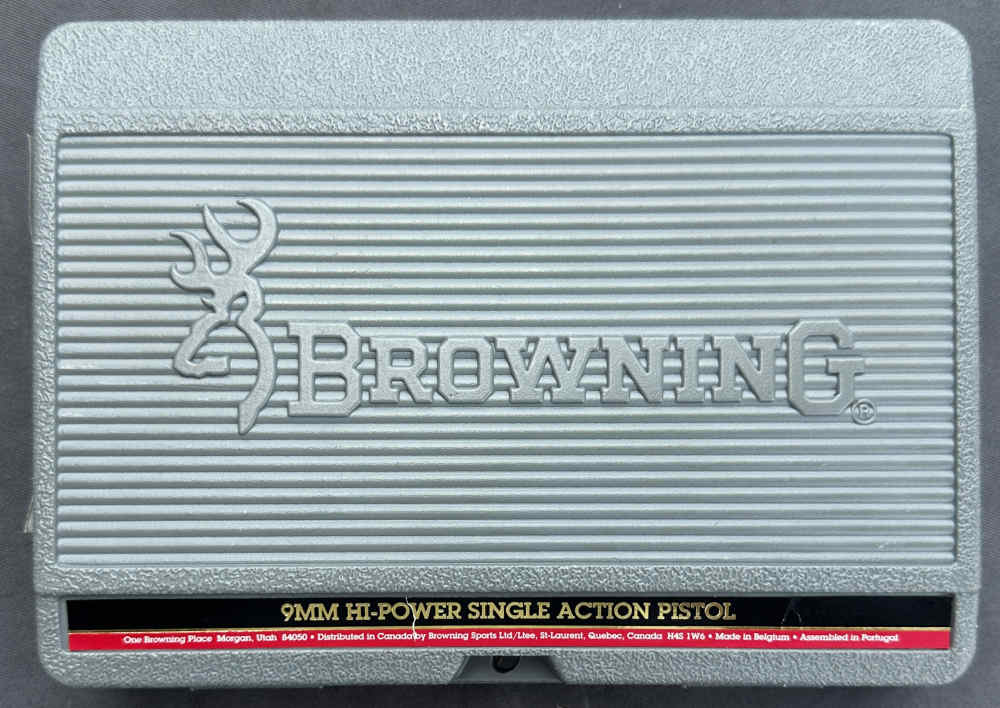 Browning Hi Power Silver Chrome Nickel 9mm Pistol, Made in 2001-img-46