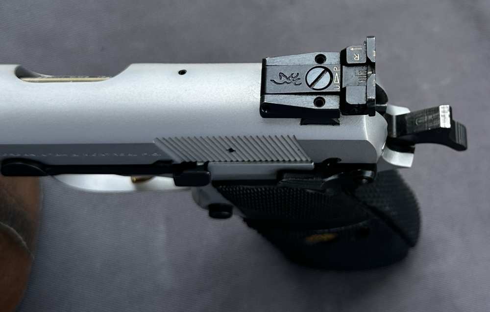 Browning Hi Power Silver Chrome Nickel 9mm Pistol, Made in 2001-img-20