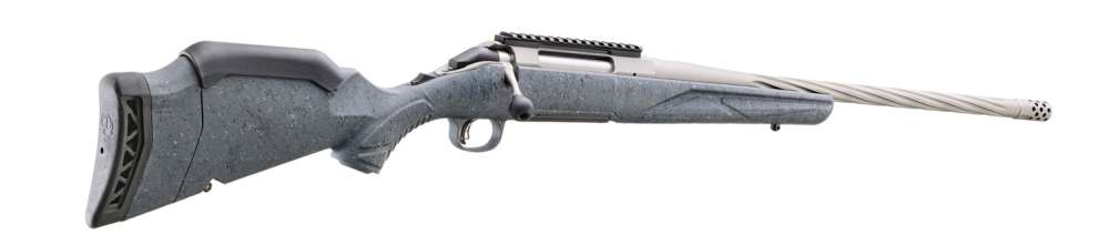 Ruger American Gen 2 - 30-06 - 20" Barrel - 4+1 - Gray Splatter Stock-img-4