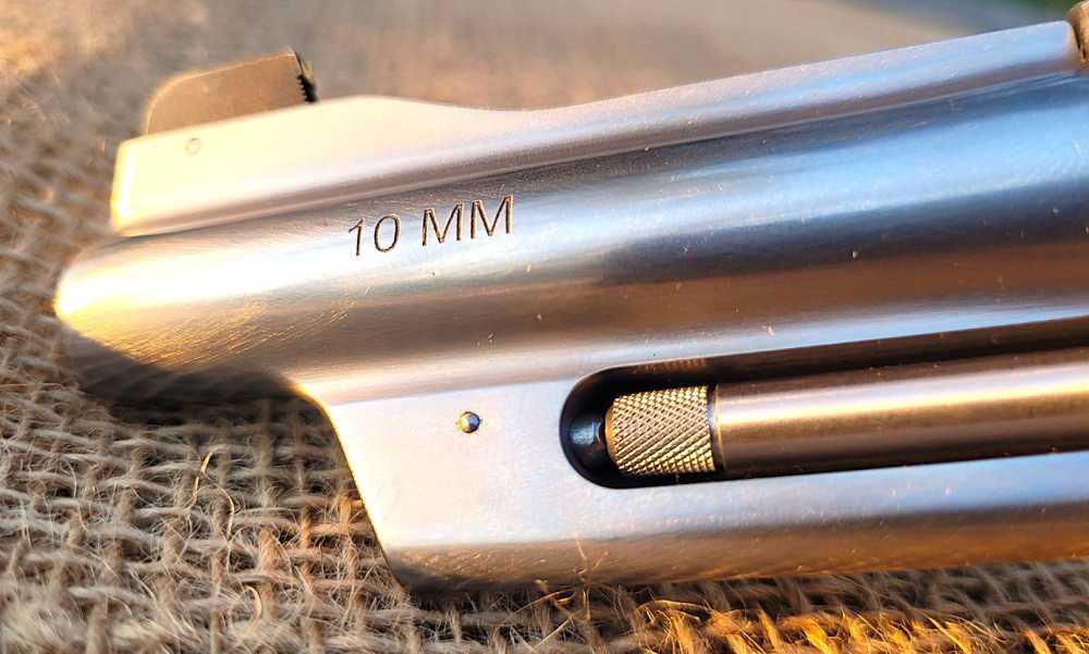 SMITH & WESSON 610 MOUNTAIN GUN 10MM 4" SS BEAR HUG GRIPS-img-4