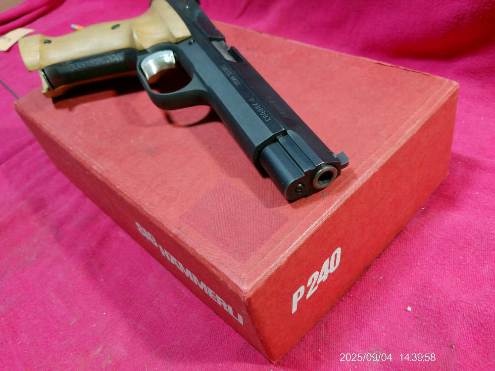 Rare SIG/Hammerli P240 Swiss Target Pistol, Boxed, .38 Special WC,-img-0