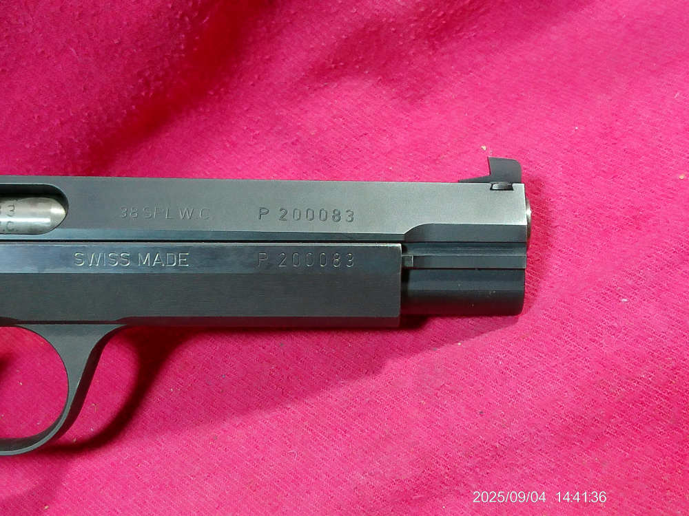 Rare SIG/Hammerli P240 Swiss Target Pistol, Boxed, .38 Special WC,-img-4