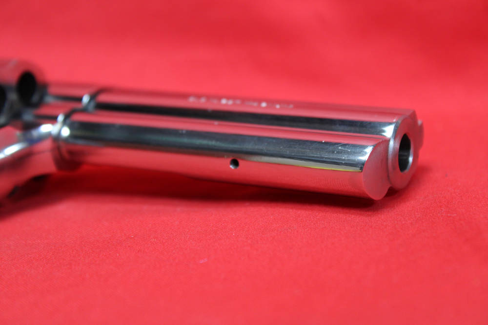 SMITH & WESSON 586 NICKEL GORGEOUS 586-3 COMBAT GRIPS REAL BEAUTY PRE LOCK-img-25