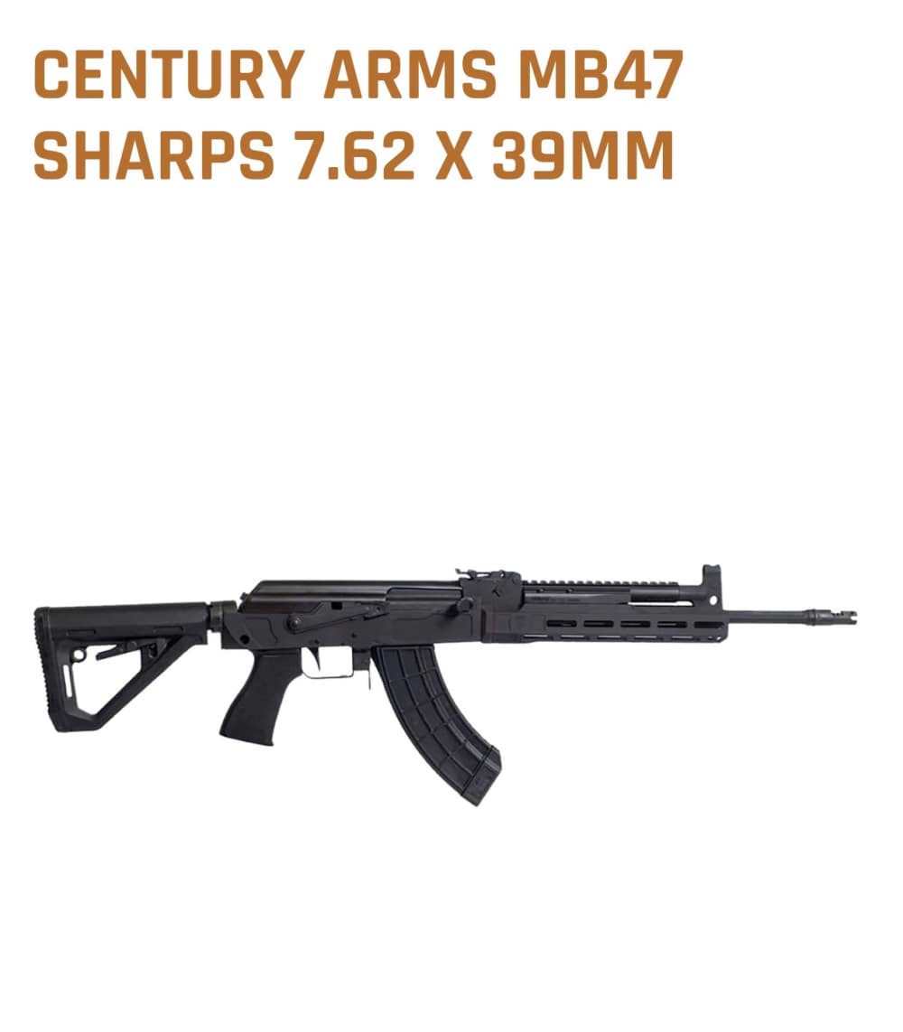 Century Arms MB47 Sharps 7.62x39MM-img-0