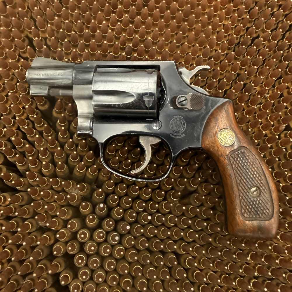Smith and Wesson Model 37 No Dash Blued Snubnose .38 Spl C&R Layaway-img-0