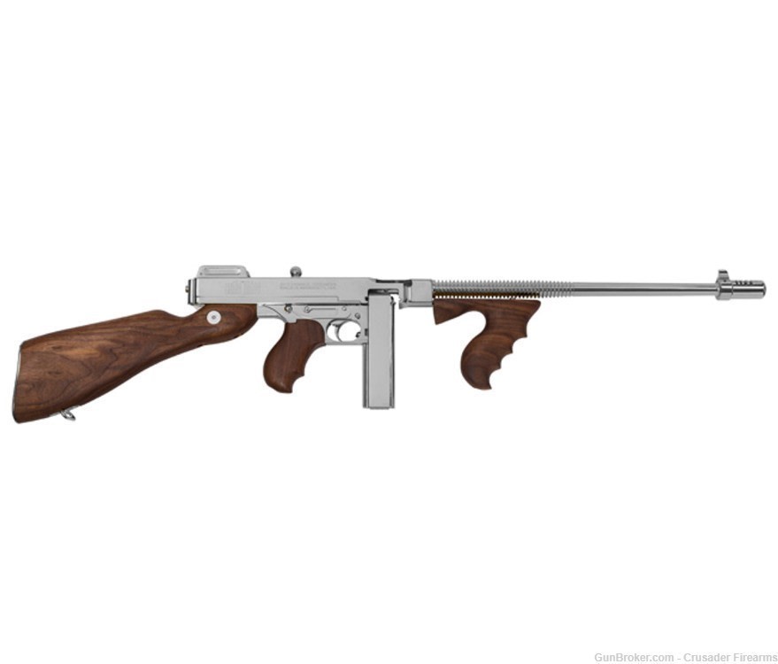 THOMPSON 1927A-1 "DELUXE SEMI-AUTO", HARD CHROME PLATED-img-2