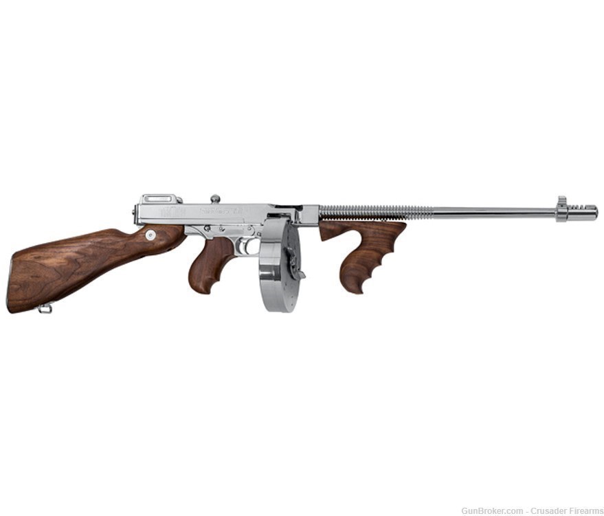THOMPSON 1927A-1 "DELUXE SEMI-AUTO", HARD CHROME PLATED-img-0