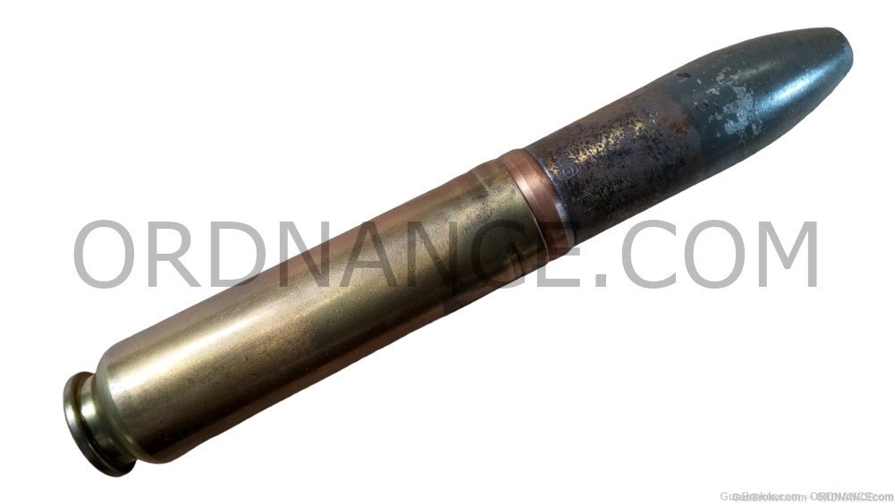 20mm German WWII T.P. round MG-FF Autocannon 20X80mm inert shell ammunition-img-0