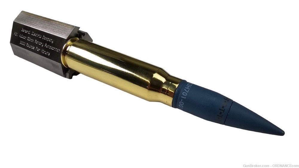 20mm M61 VULCAN Autocannon BOLT & ROUND Paperweight Desk Ornament inert-img-9