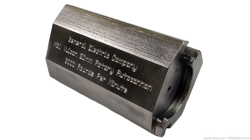 20mm M61 VULCAN Autocannon BOLT & ROUND Paperweight Desk Ornament inert-img-0