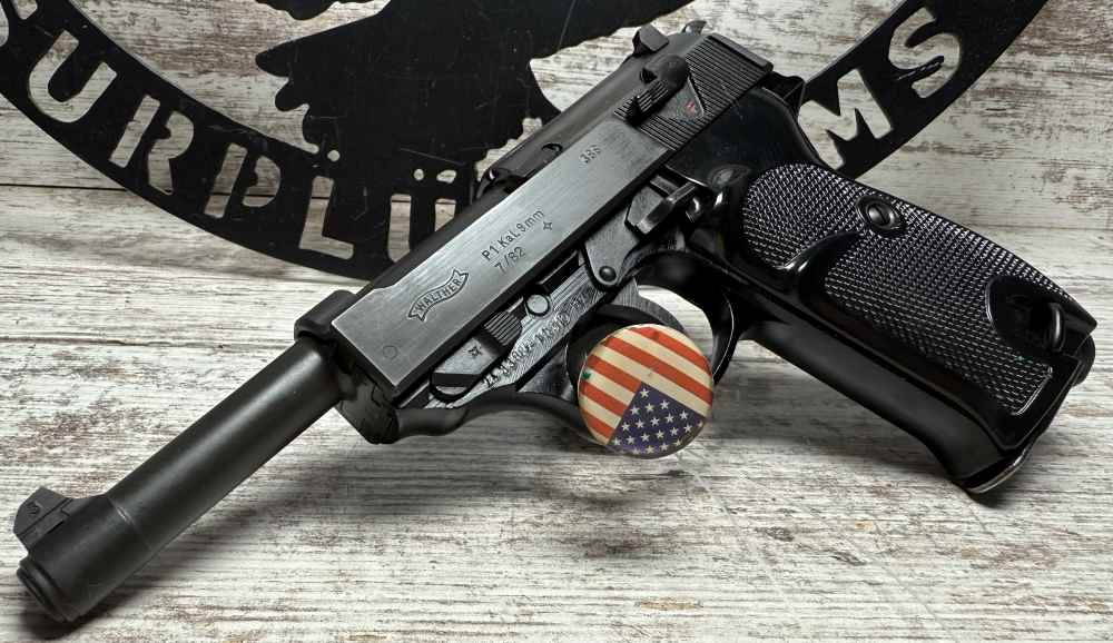 * Walther * P1 Bundeswehr * 9MM Luger * BW Marked * Holster * 2 Mags * -img-2