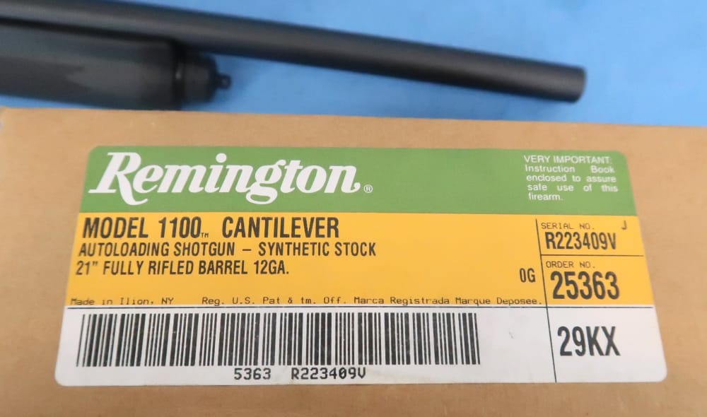 Remington 1100 Cantilever Deer 12 Gauge 21 Inch Fully Rifled Leupold Box 20-img-56