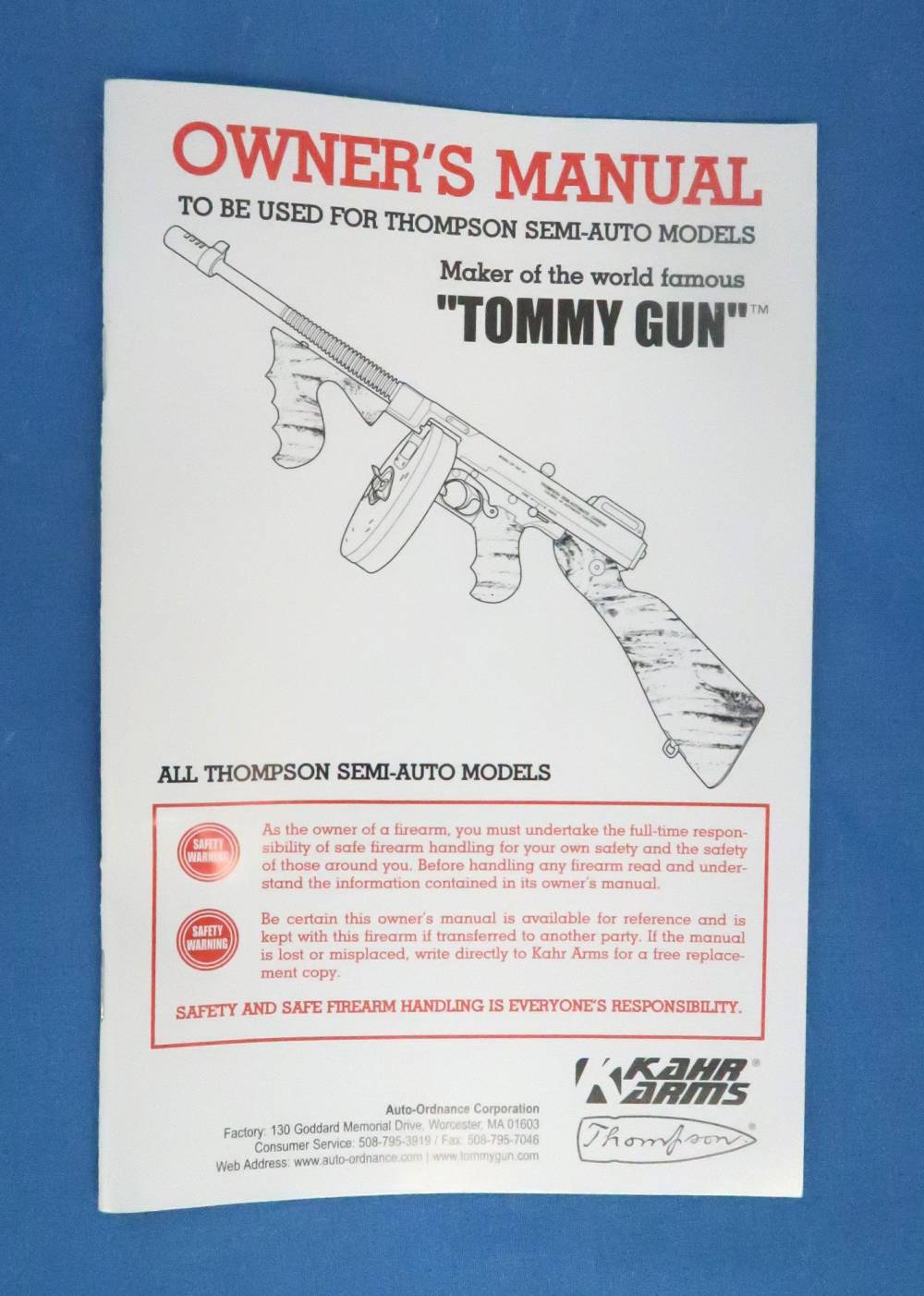 Auto Ordnance Thompson 1927 Vietnam War 50th Annv. Rifle 45 ACP Cased 2016-img-80