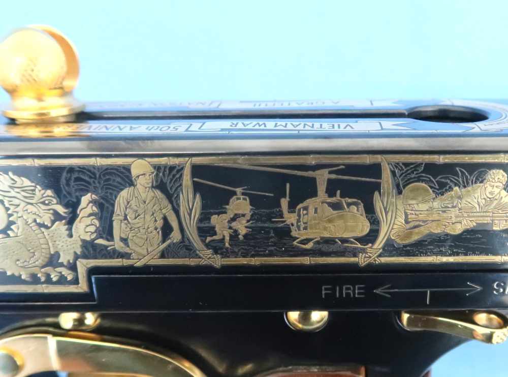 Auto Ordnance Thompson 1927 Vietnam War 50th Annv. Rifle 45 ACP Cased 2016-img-28