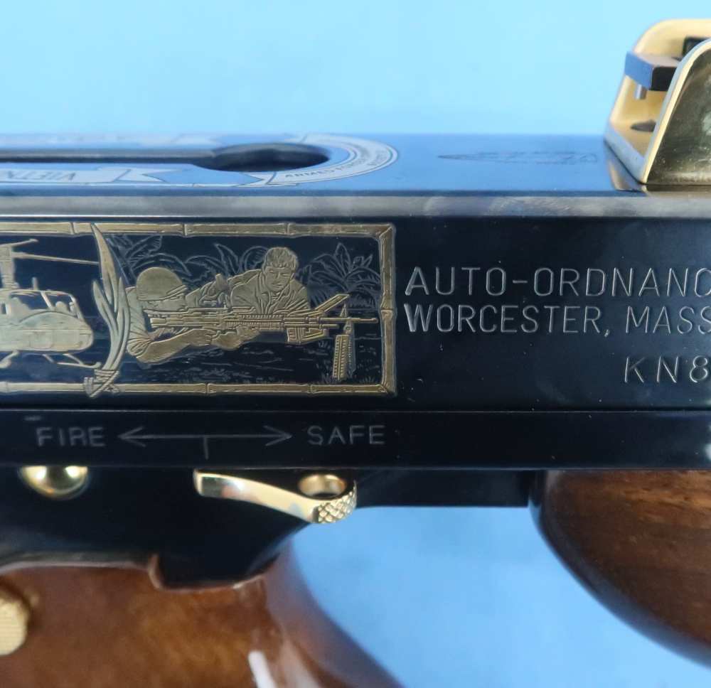 Auto Ordnance Thompson 1927 Vietnam War 50th Annv. Rifle 45 ACP Cased 2016-img-27