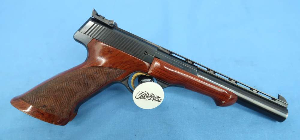 Browning Medalist Belgium 22 LR 6 ¾” Target Grips Cased 1963-img-30