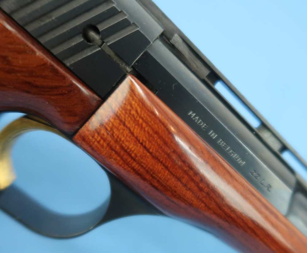 Browning Medalist Belgium 22 LR 6 ¾” Target Grips Cased 1963-img-37