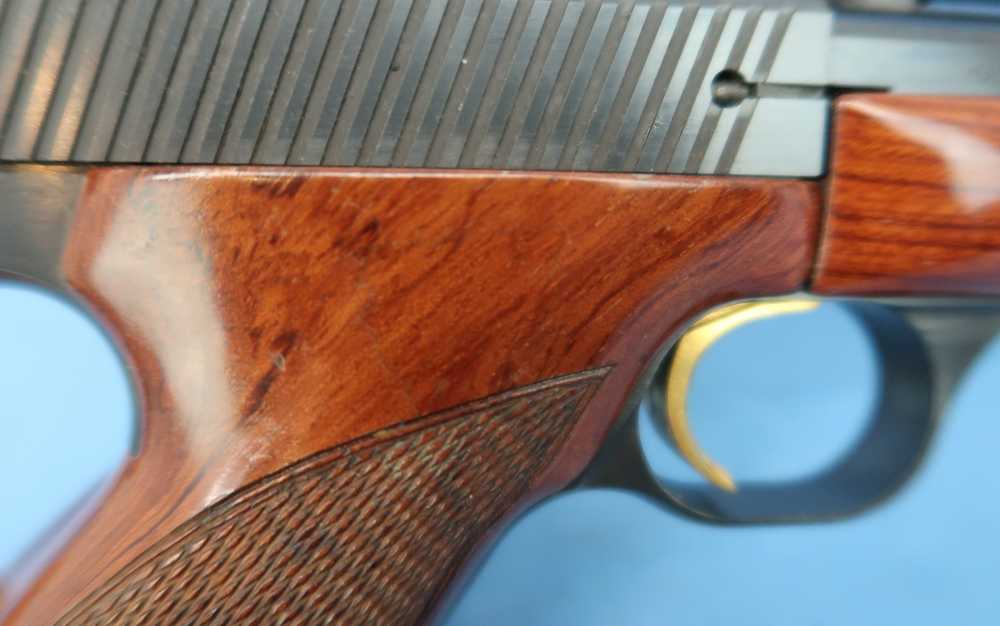 Browning Medalist Belgium 22 LR 6 ¾” Target Grips Cased 1963-img-35