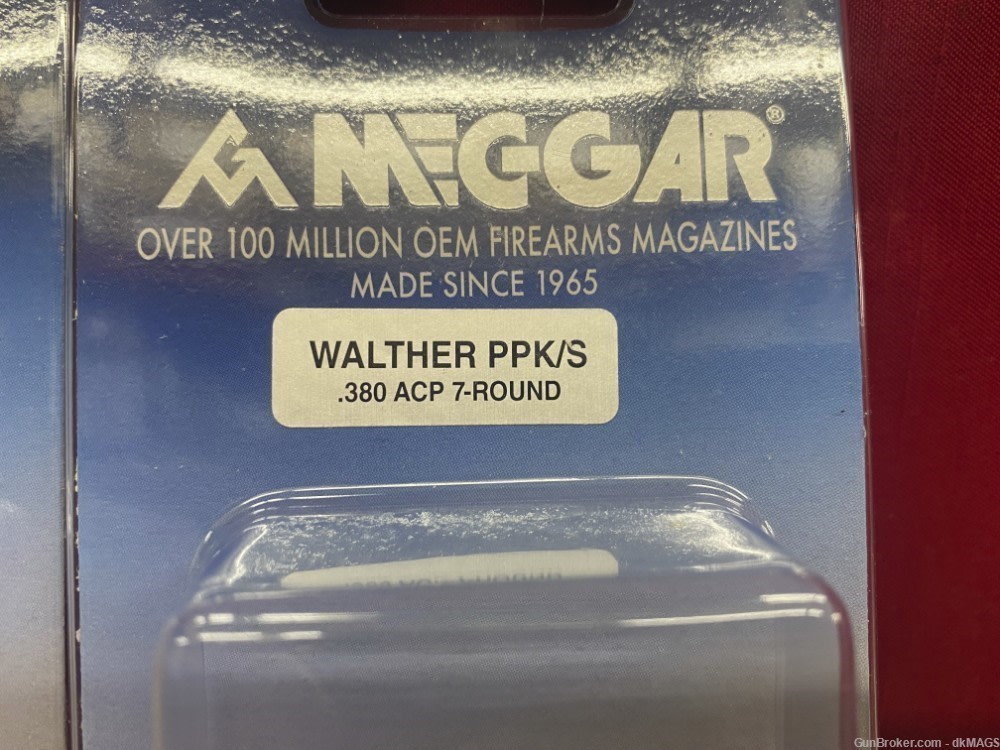3 Mec-Gar Walther PPK/S .380 ACP 7 Round Nickle Magazines-img-1