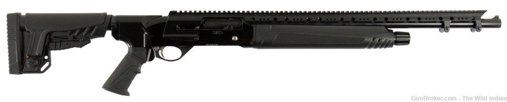 Hatfield Gun Company USA12T SAS 12 Gauge 20" Barrel 3" 4+1, Black, 5 Positi-img-0