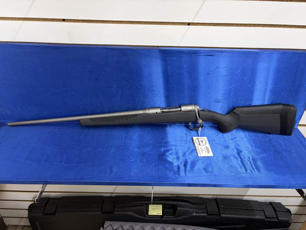 Left Handed Savage 110 Storm Stainless Grey Stock With Box 223-img-0