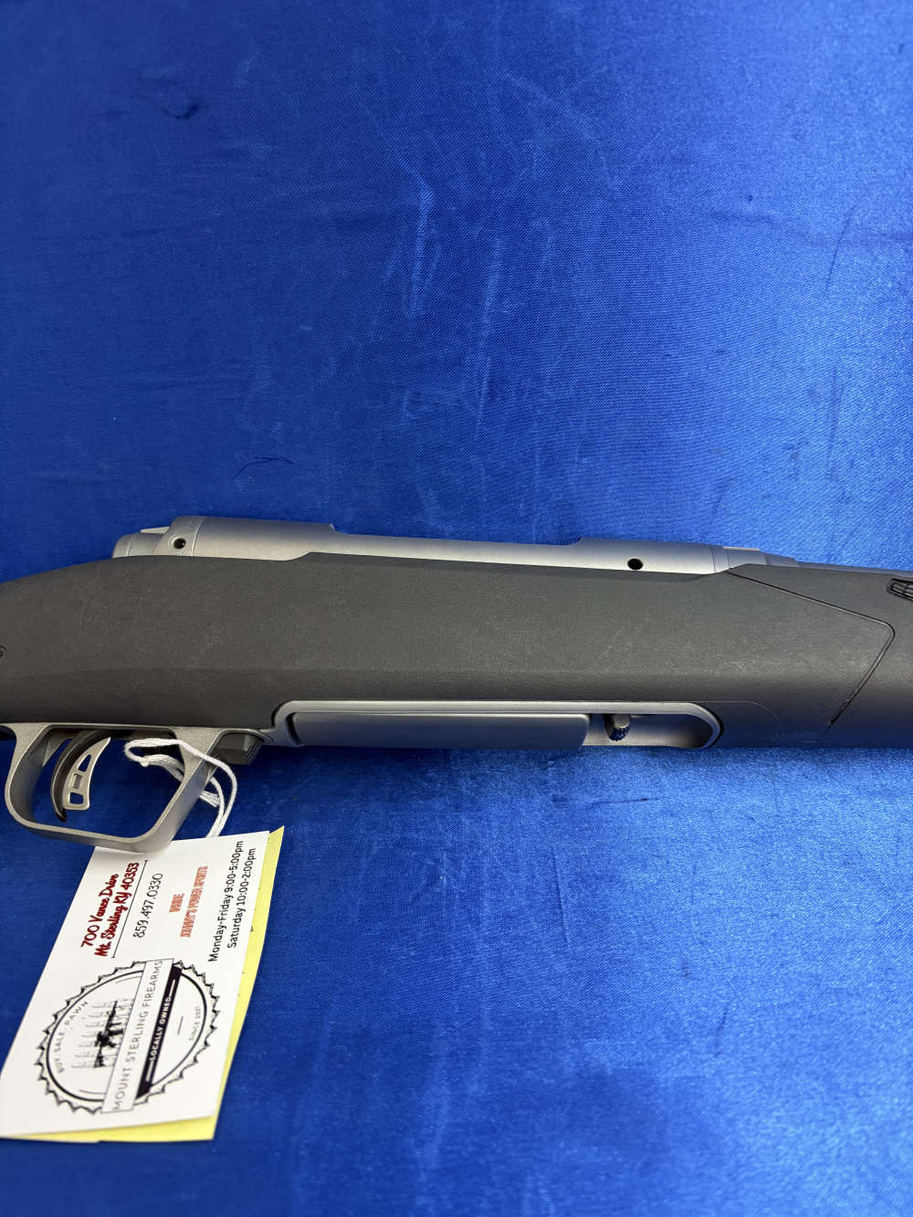 Left Handed Savage 110 Storm Stainless Grey Stock With Box 223-img-13