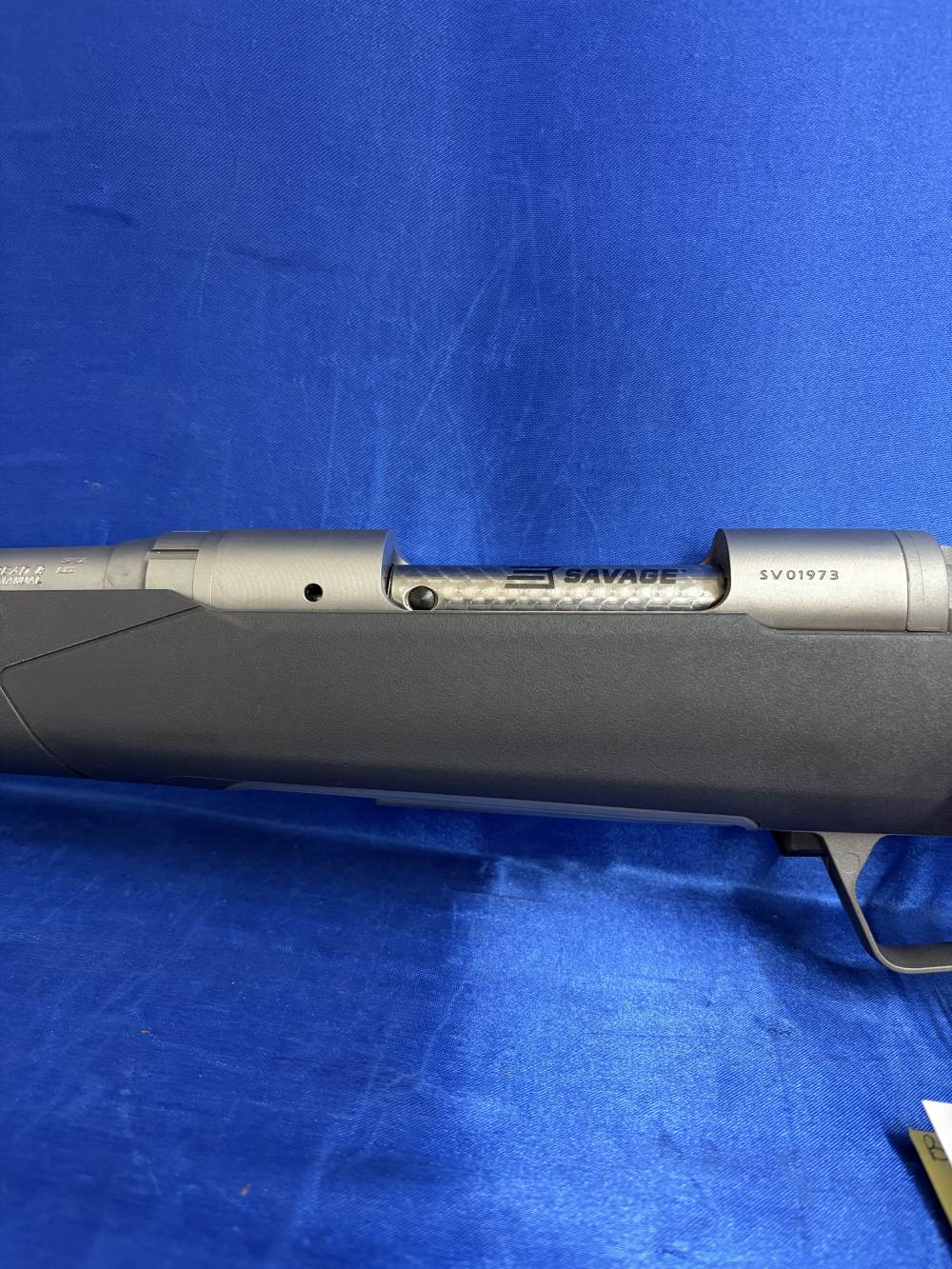 Left Handed Savage 110 Storm Stainless Grey Stock With Box 223-img-4