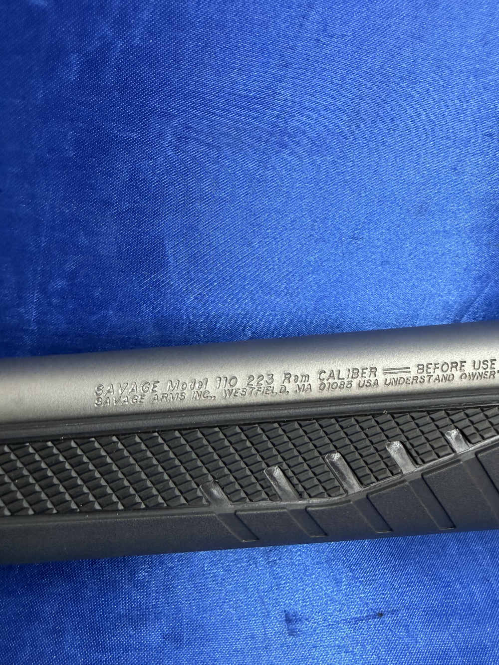 Left Handed Savage 110 Storm Stainless Grey Stock With Box 223-img-6
