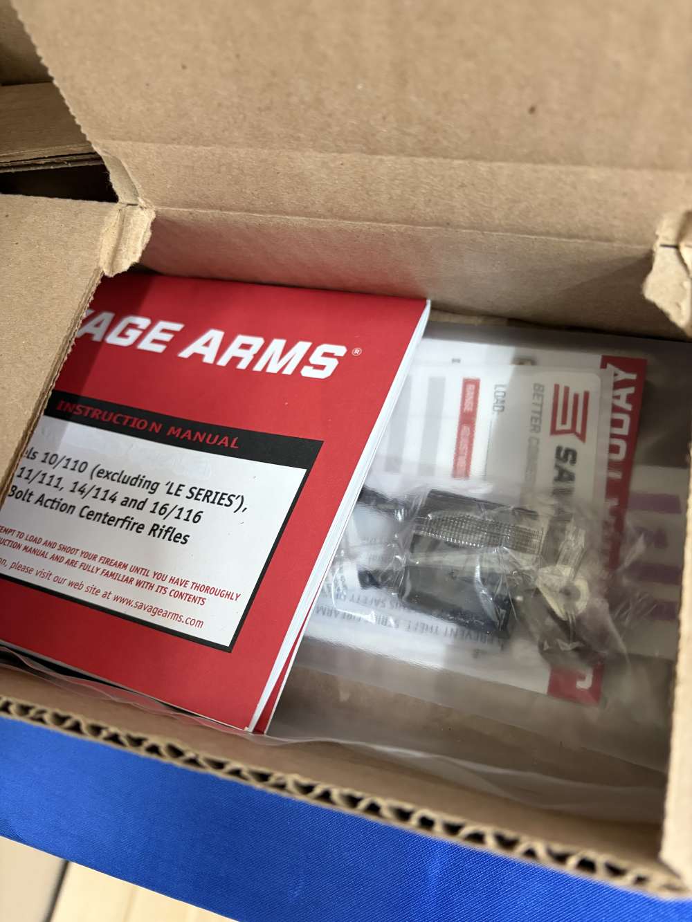 Left Handed Savage 110 Storm Stainless Grey Stock With Box 223-img-27